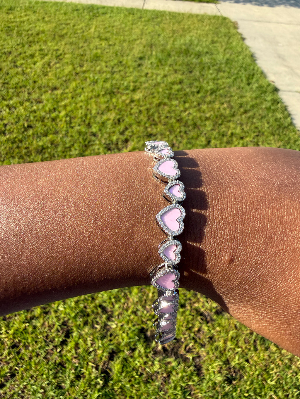 Silver Heart Bracelet